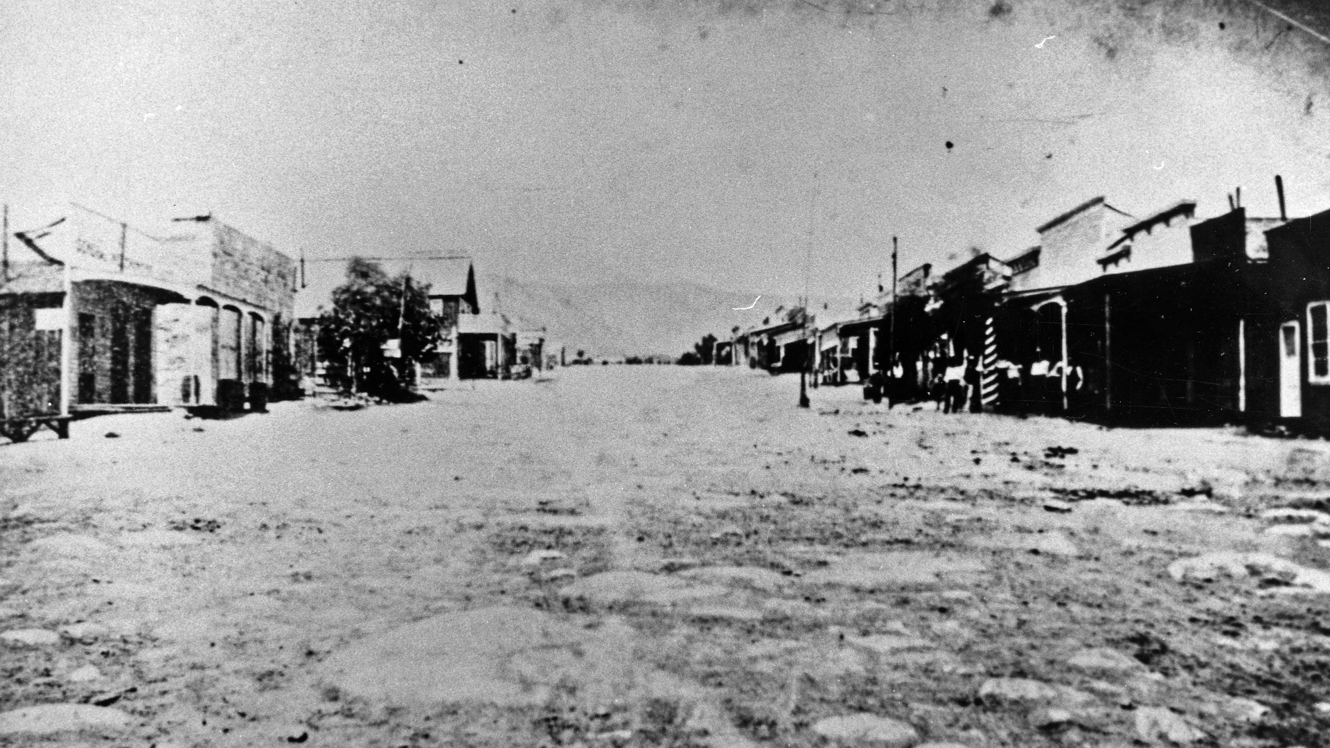 Main Street of Silver Reef in the early 1880s
