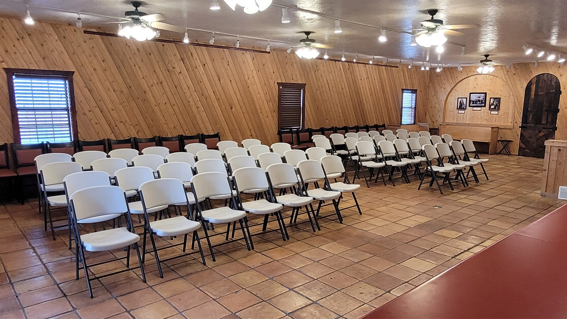 How the interior looks when you first walk in