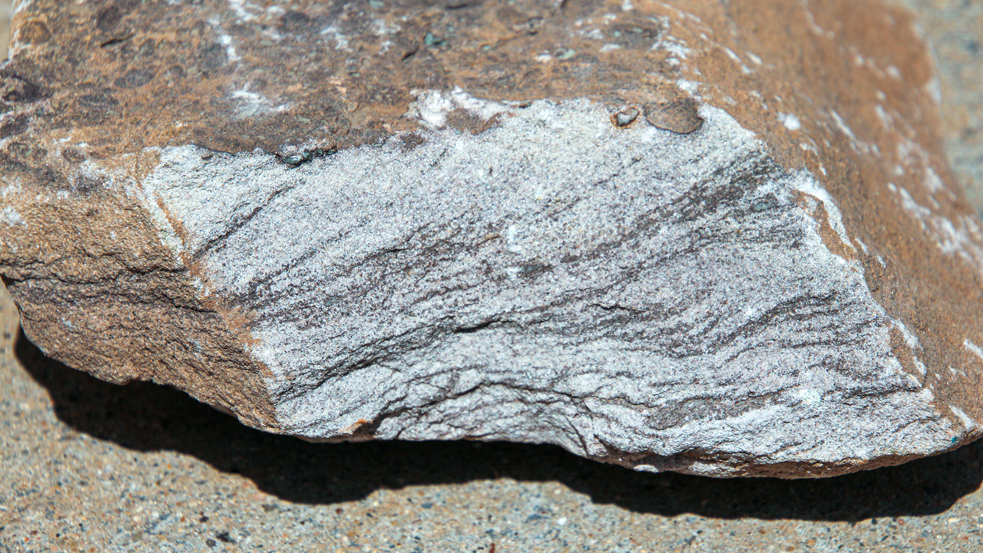The rock, known as "horn silver", that Kemple found silver in