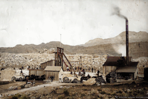 Who Discovered Silver in Sanstone?