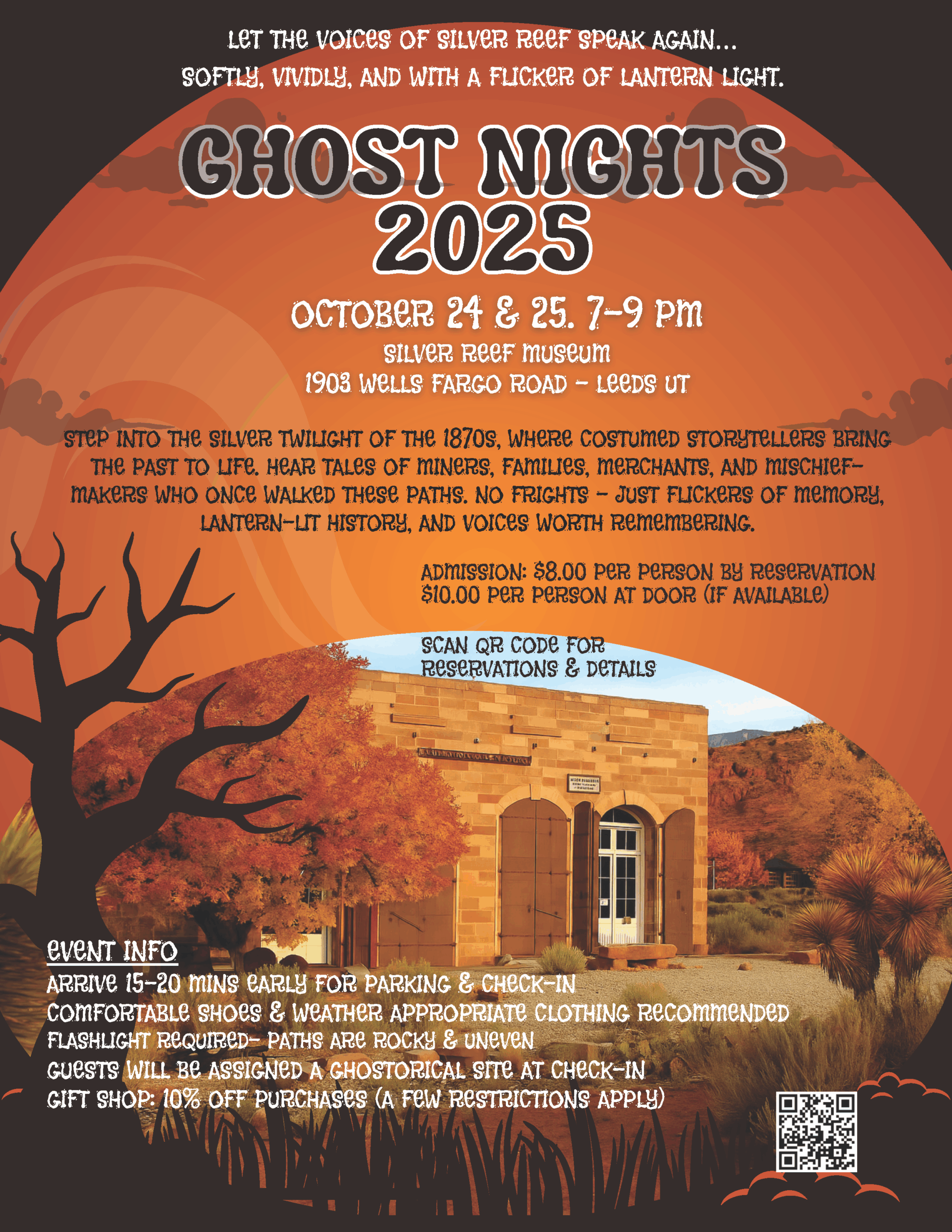Ghost Nights 2025 - Silver Reef Museum