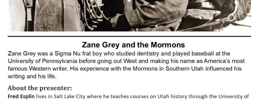 Zane Grey and the Mormons
